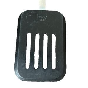 Vintage Bonny USA Nylon Spatula White Black 12.5” Turner Flipper - Melt Mark